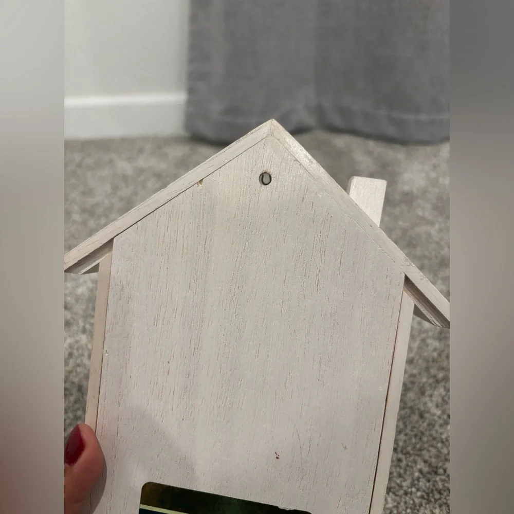 Vintage Hallmark Shadow Box Memory House Mini Ornament Display Keepsake